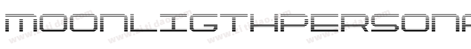 MoonligthPersonalUse-x3xXm字体转换