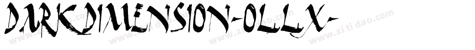 DarkDimension-ollx字体转换