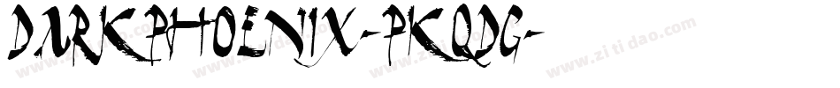 DarkPhoenix-PKqdg字体转换