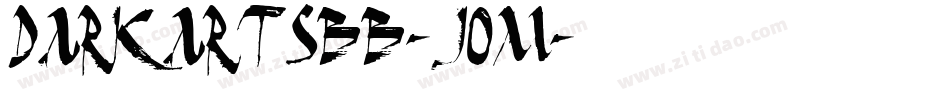 DarkartsBb-joM字体转换