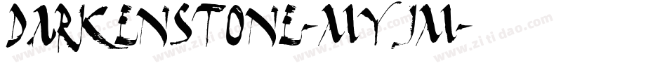 Darkenstone-mYjm字体转换
