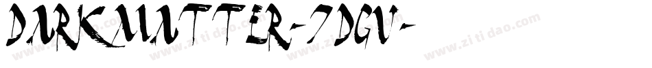 Darkmatter-7dgV字体转换