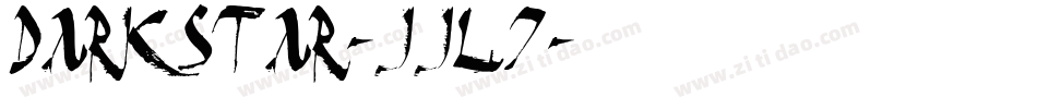 Darkstar-jJl7字体转换