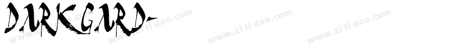 darkgard字体转换