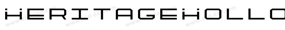HeritageHollow-rXdx字体转换