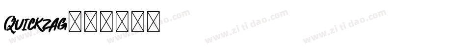 Quickzag字体转换