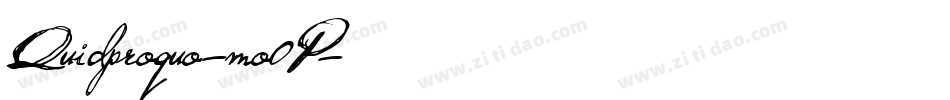 Quidproquo-mo0P字体转换