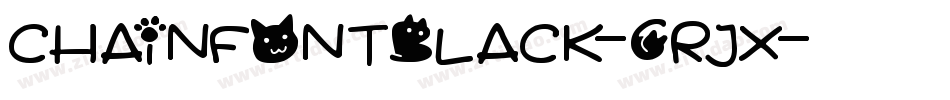 Chainfontblack-6RJx字体转换