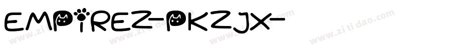 Empirez-PKZJx字体转换