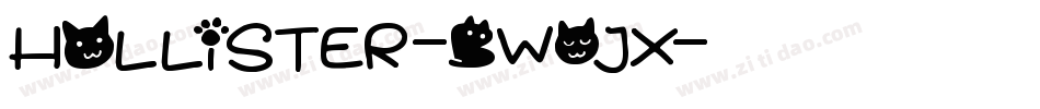 Hollister-BW0Jx字体转换