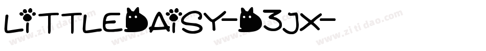 LittleDaisy-d3Jx字体转换