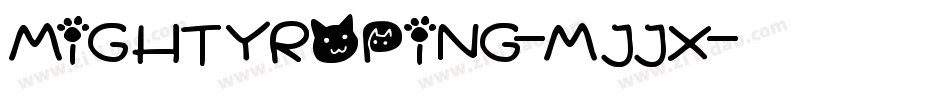 Mightyroping-mJJx字体转换
