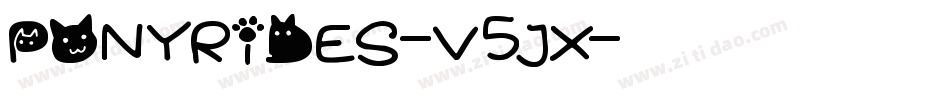 Ponyrides-V5Jx字体转换