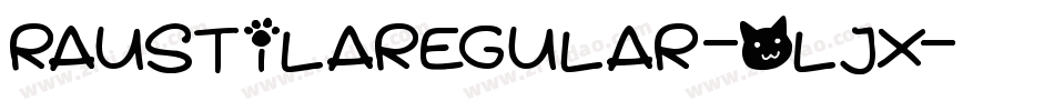 RaustilaRegular-olJx字体转换 RaustilaRegular-olJx字体转换