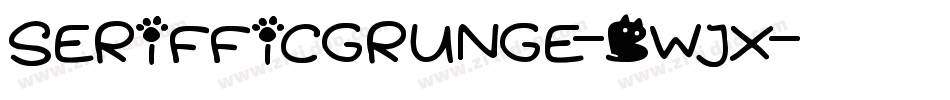 SerifficGrunge-BWJx字体转换