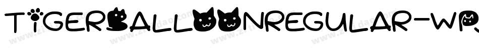TigerballoonRegular-wPJx字体转换
