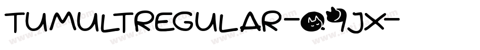 TumultRegular-q9Jx字体转换