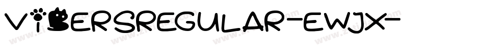 VibersRegular-eWJx字体转换