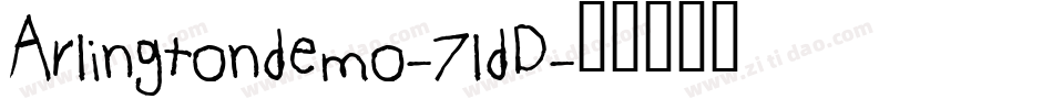 Arlingtondemo-7ldD字体转换