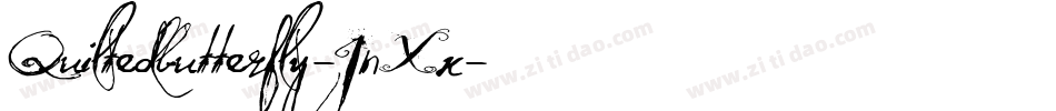 Quiltedbutterfly-JnXx字体转换