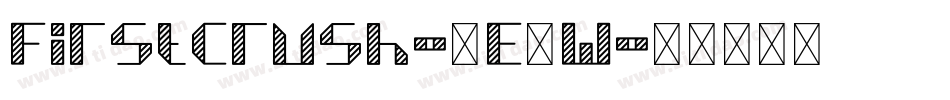 FirstCrush-2E2W字体转换