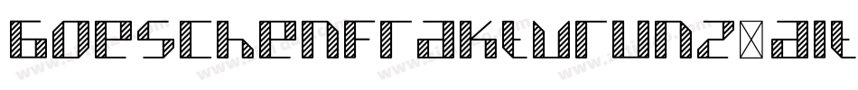 GoeschenFrakturUnz1aItalic-lP2w字体转换