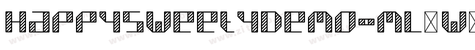 HappySweetyDemo-mL2w5字体转换 HappySweetyDemo-mL2w5字体转换