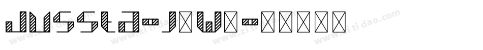 Jussta-j2w9字体转换