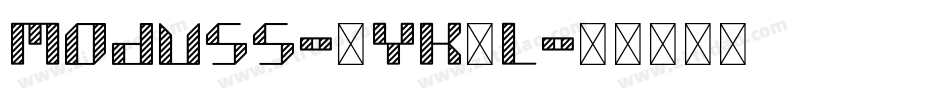 Moduss-9YK4L字体转换