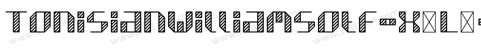 Tonisianwilliamsotf-x4L5字体转换