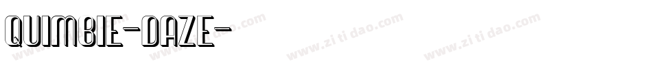 Quimbie-DaZE字体转换