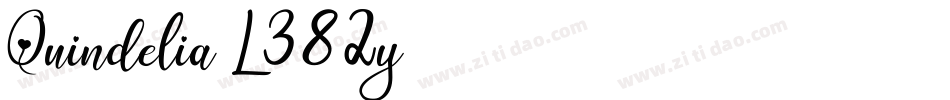 Quindelia-L382y字体转换