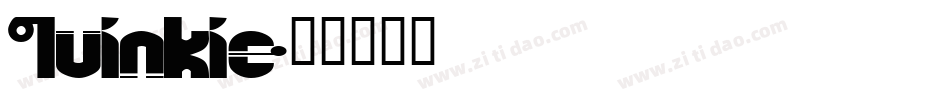 QUINKIE字体转换