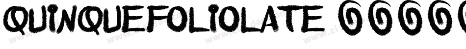 Quinquefoliolate字体转换