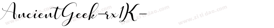 AncientGeek-rx1K字体转换 AncientGeek-rx1K字体转换