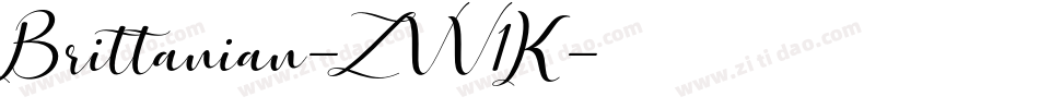Brittanian-ZVV1K字体转换