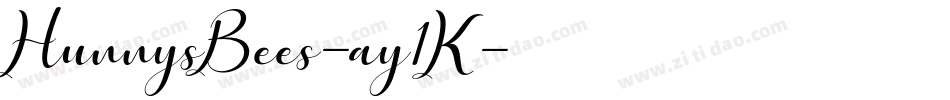 HunnysBees-ay1K字体转换