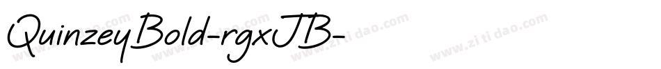 QuinzeyBold-rgxJB字体转换