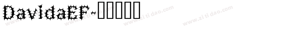 DavidaEF字体转换