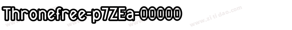 Thronefree-p7ZEa字体转换