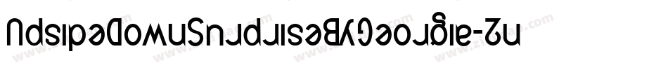 UpsideDownSurpriseByGeorgia-2nnd字体转换