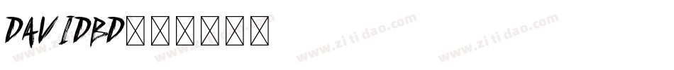 DAVIDBD字体转换