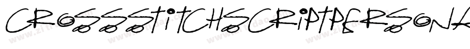 CrossstitchscriptpersonalUse-6BzM字体转换