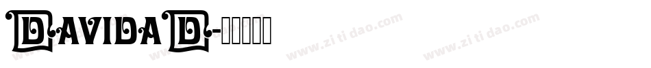 DavidaD字体转换