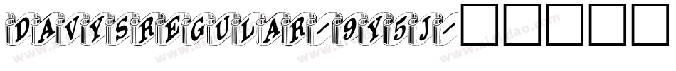 DavysRegular-9Y5j字体转换