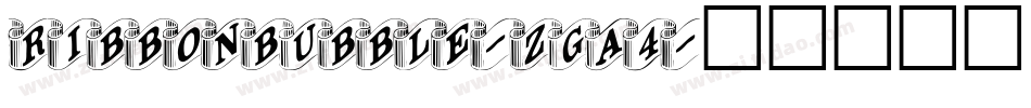 Ribbonbubble-zGa4字体转换