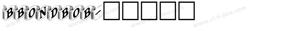 bbondbob字体转换