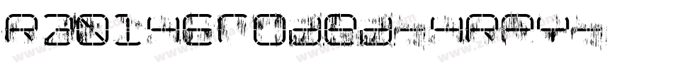 R2014Eroded-4RPY字体转换