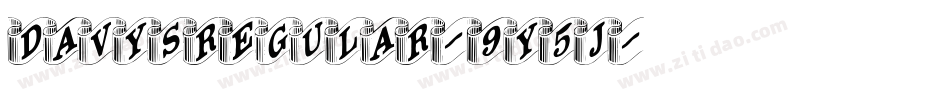 DavysRegular-9Y5j字体转换