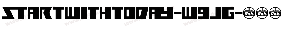 StartWithToday-W9jG字体转换